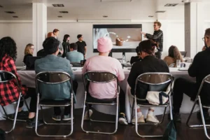 Allied health professionals attending a Therapia training session in Melbourne